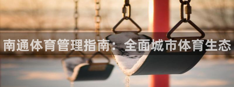 必一体育在线玩：南通体育管理指南：全面城市体育生态