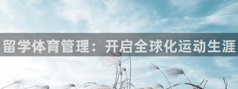 必一体育在线下载：留学体育管理：开启全球化运动生涯